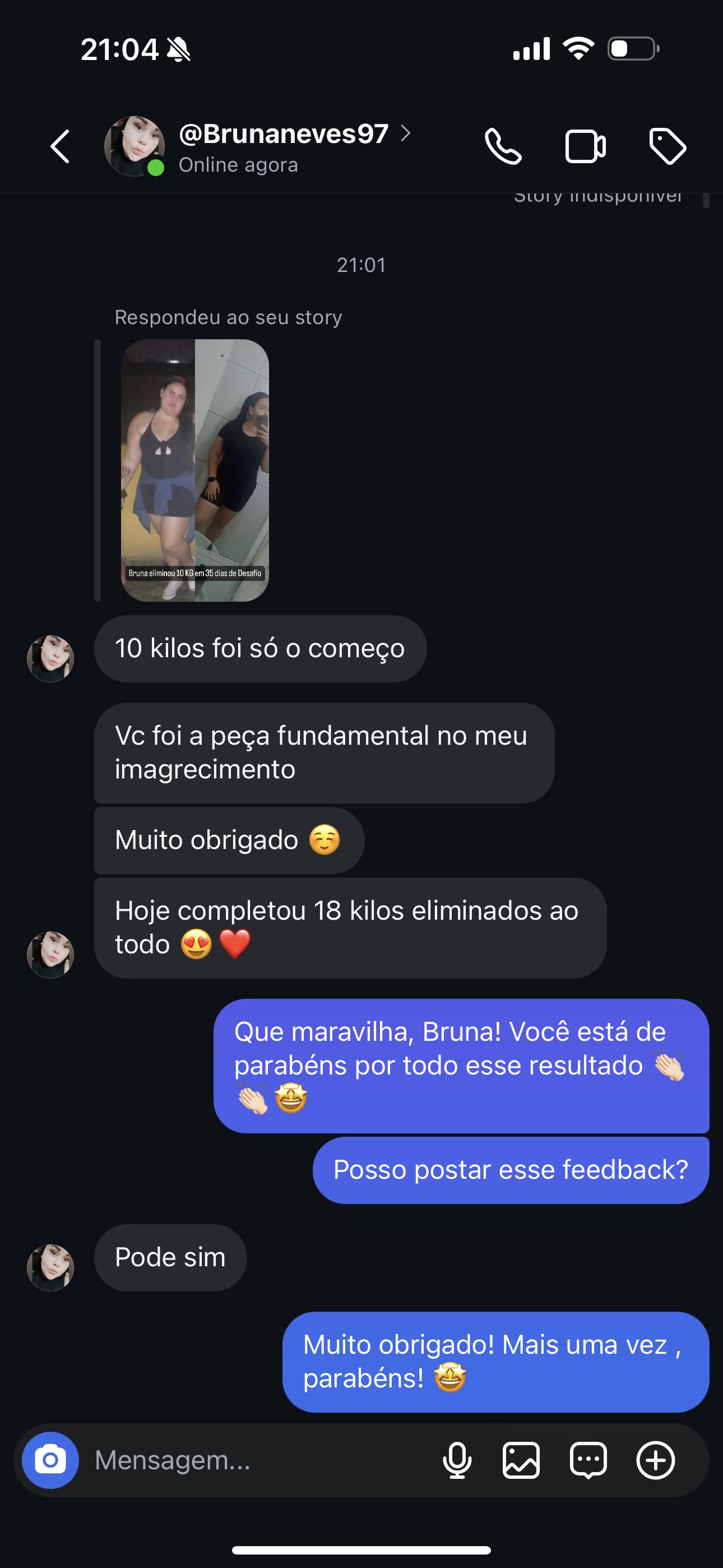 Resultado Bruna Neves